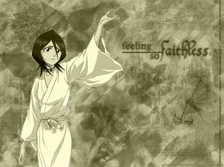 Feeling So Faithless - anime, rukia, bleach, girl, cute, soul reaper