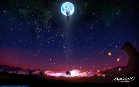 neon genesis evangelion - scene, neon genesis evangelion, anime, series