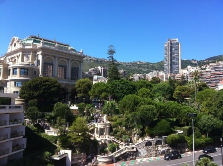 Monte Carlo - restorant, nature, park, Hotel