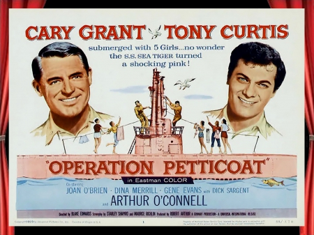 Operation Petticoat02 - comedy, Operation Petticoat, classic movies, posters