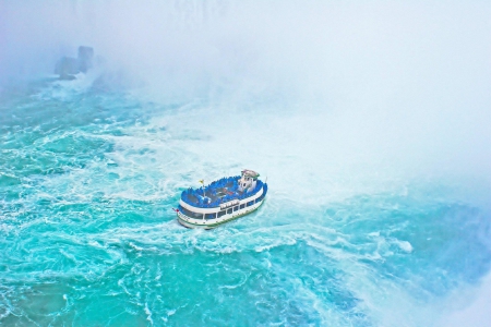 Niagara Falls Canada - canada, waterfalls, niagara falls, boat