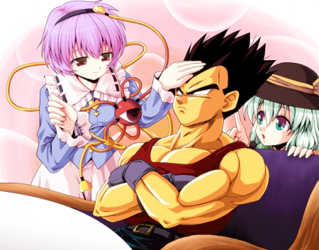 Crossover DBZ Touhou - touhou, anime, dragonball, vegeta