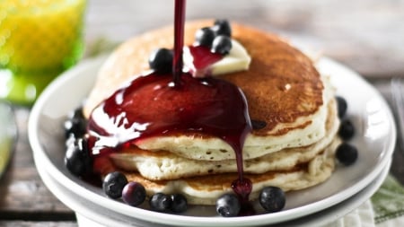 pancakes - food, pan, sweet, cakes