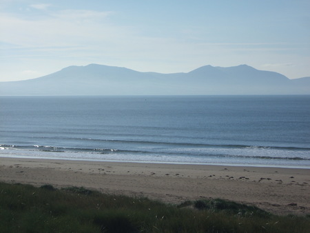 mountains and sea - mountains, ocean, nature, sea