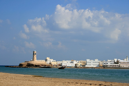 Musanden Oman - sky, beach, lighthouse, oman, james storey, sand