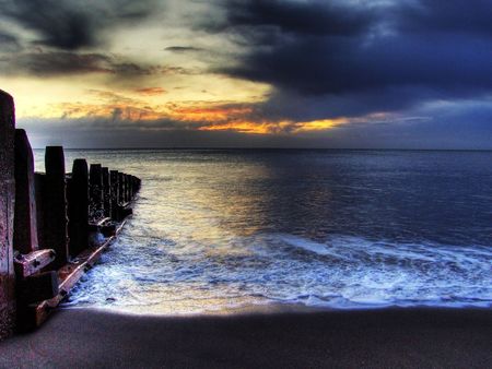 Sunrise Over Hornsea - sunrise, hornsea