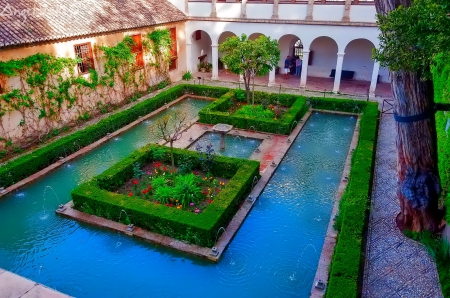 Alhambra - spain, castle, andalusia, alhambra, photo, granada