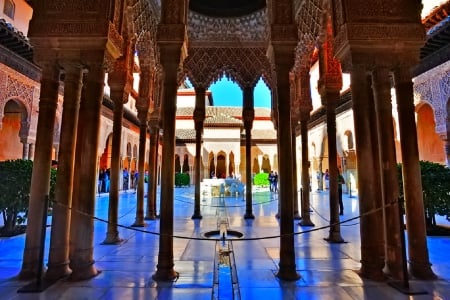 Alhambra - spain, castle, andalusia, alhambra, photo, granada