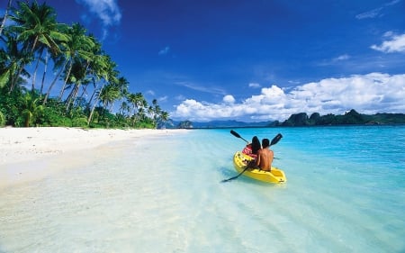 Kayaking in Paradise