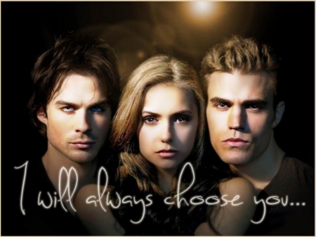 I WILL ALWAYS CHOOSE YOU! - ACTRESS, FEMALE, ACTORS, MALE, STEFAN, VAMPIRES, DAMON, ELENA