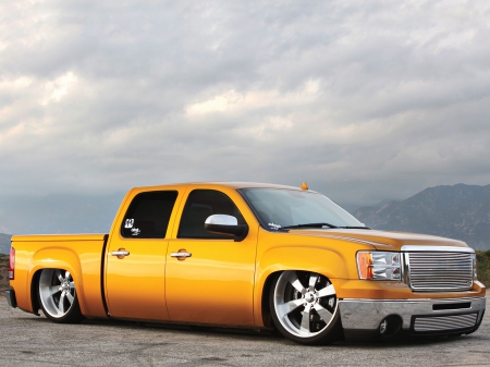 The Gold Standard - GM, Truck, Chrome Wheels, Lowered