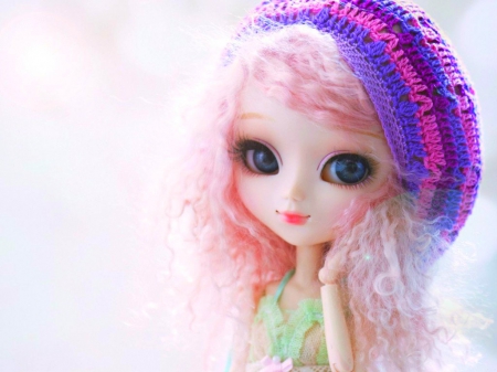 Doll - girl, cute, toy, doll