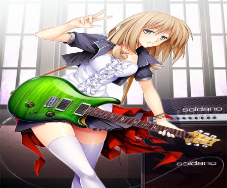 Girl's Band - guitar, orginal, band, music, girl