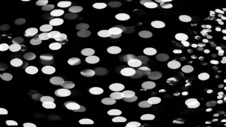 White Dots - white, linght, abstract, collage, cool, minimalist, black, texture