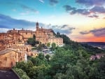 lovely hill town of montepulciano in tuscany