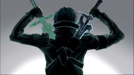 Kirito - elucidator, dark repulser, sao, dual blades