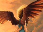 fantasy girl with wings