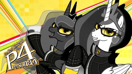 Two best sisters play persona 4 - pony, 4, two, sama, persona