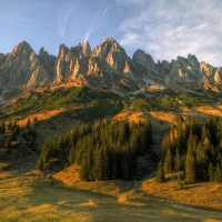 gorgeous mountains near salzburg austria