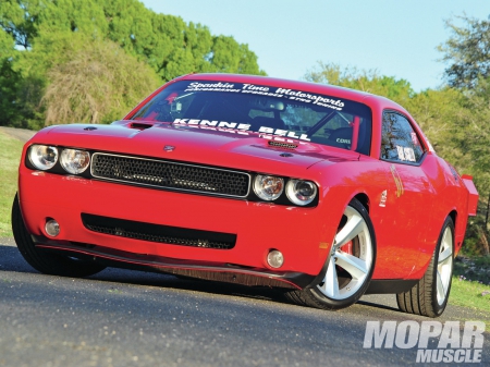 Now Hear This - 2009, red, mopar, srt8