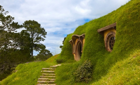 eco houses ~New Zealand - eco houses, nature, green, beauty, grass, Photography, nonstandard