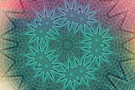 mandala flower - abstract, coloring, flower, mandala