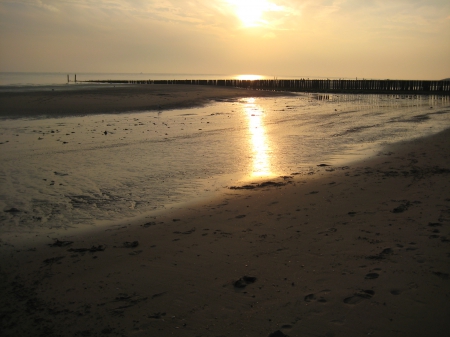 sunset - beach, evening, photography, sunset, sea