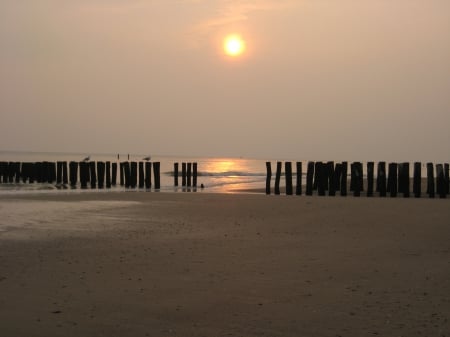 Sunset - nature, beach, photography, sunset, sea