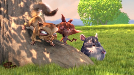 ANIMATTION - silly, rodents, funny, animation