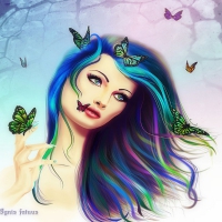 ~Colors Butterfly Girl~