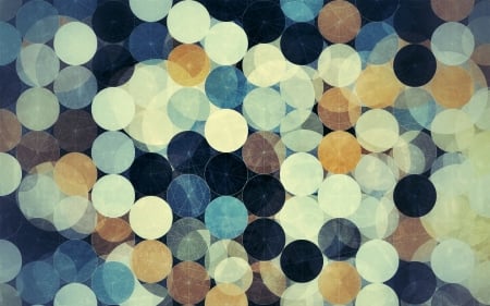 Circles - abstract, background, circles, colorful, texture, retro