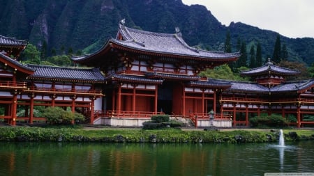 Japanese Temple - hd, nature, japan, temple