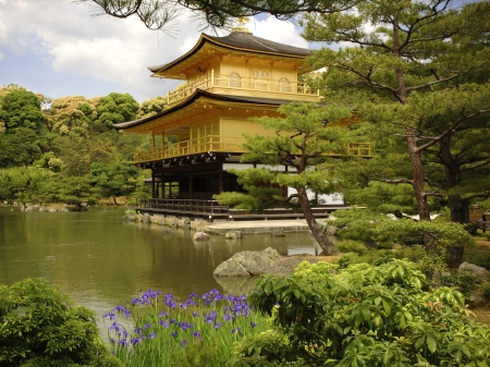 Kinkaku-ji - Rokuon-ji, 1440x900, Knikaku-ji, Japan