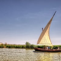 fantastic vintage sailboat hdr