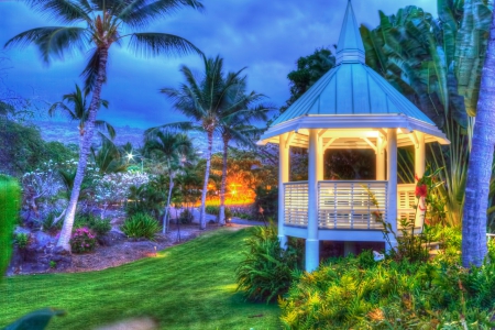 KONA HAWAII - island, hawaii, gazebo, kona