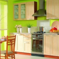 Awesome Green Kitchen