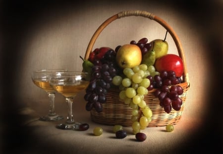 *** Still life *** - still, basket, nature, fruits, life