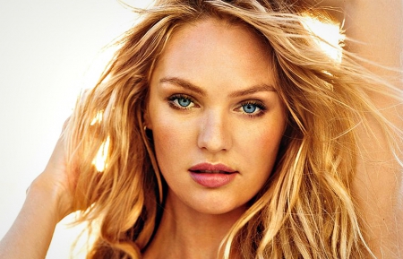 Candice Swanepoel - summer, woman, model, girl, blonde, Candice Swanepoel, beauty, blue eyes