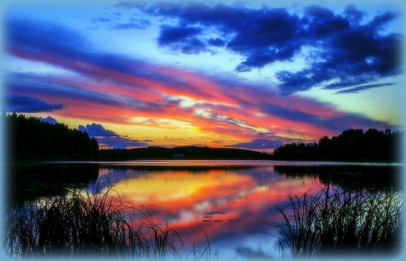 ★Near Sunset Tranquil★ - Sunsets & Nature Background Wallpapers on ...