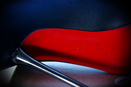 Red Sole - sole, metal, shoe, red, spike, heels, stilettos