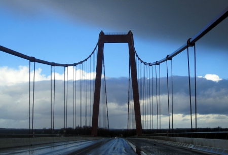 Sky - clouds, nature, blue, photography, cloud, road, sky, bridge