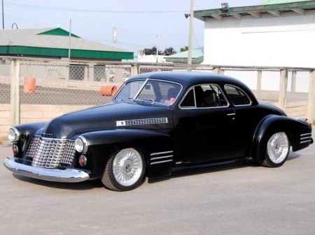 1941-Cadillac-Coupe - GM, 1941, Black, Caddy