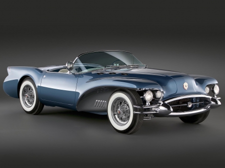 Buick-Wildcat-II-Concept-Car - classic, white walls, conv, gm