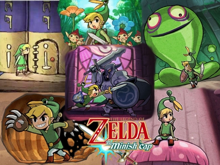 The Minish Cap - Collage, Zelda, Minish Cap, Widescreen