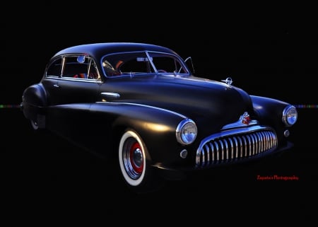 Black Widow 1948 buick - black, buick, car, widow