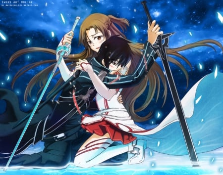 Kirito and Asuna - Asuna, Kirito, Anime, SAO