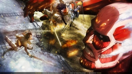 Attack on Titan - aot, shingeki no kyojin, attack on titan, snk