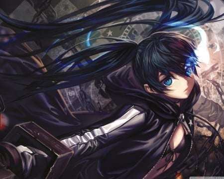 Black Rock Shooter Diamond Eyes - Black Rock Shooter, Epic, Anime, Diamond Eyes