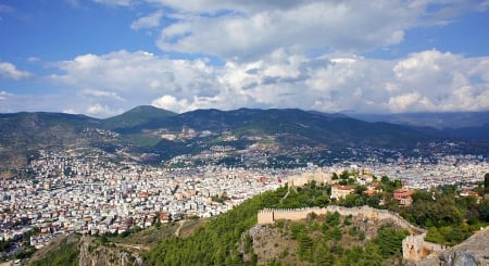 viridi penatibus - bluesky, mandolina, summer, blue holiday, mountains, carpenters, acouistic guitar