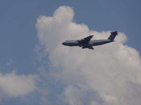 Flying Amongst the Clouds - plane, clouds, aircraft, jet, sky